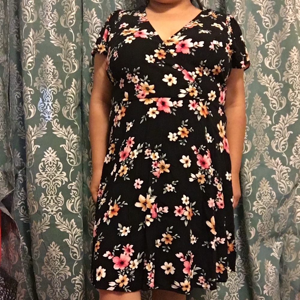 Black Floral dress